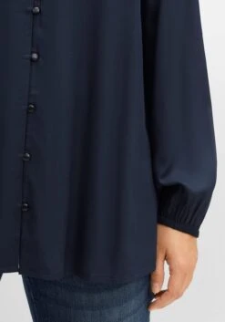 Sheego Bluse Mit Smok- Ausschnitt Und Lochmusterdetails -Shego Kleidung Geschaft 14507600035 04G89 02 SH