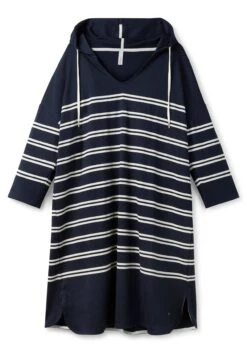 Sheego Shirtkleid Mit Streifen Und Kapuze 9 Sheego Shirtkleid Mit Streifen Und Kapuze -Shego Kleidung Geschaft 14509400937 04G4P 00 SH