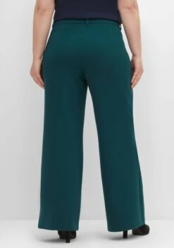 Sheego Weite Hose Mit Streifenstruktur, Extralanges Bein -Shego Kleidung Geschaft 14520701685 04GUO 02 SH