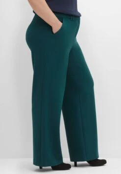 Sheego Weite Hose Mit Streifenstruktur, Extralanges Bein -Shego Kleidung Geschaft 14520701685 04GUV 02 SH