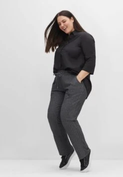 Sheego Schlupfhose In Rippstruktur, Aus Weichem Strick -Shego Kleidung Geschaft 14526201755 04H4S 02 SH