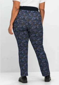 Sheego Leggings Mit Blumendruck, In Bootcut-Form -Shego Kleidung Geschaft 14531000347 04KQ8 02 SH