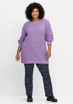 Sheego Leggings Mit Blumendruck, In Bootcut-Form -Shego Kleidung Geschaft 14531000347 04KQB 02 SH