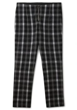 Gerade Hose Im Karomuster, Mit Elastischem Bund -Shego Kleidung Geschaft 14532301648 04H3N 00 SH