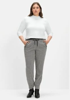 Sheego Langarmshirt Mit Angekräuseltem Stehkragen -Shego Kleidung Geschaft 14557400011 04J4Z 02 SH