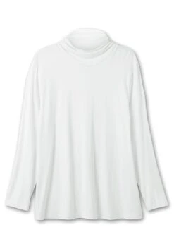 Sheego Langarmshirt Mit Angekräuseltem Stehkragen -Shego Kleidung Geschaft 14557400011 04J52 01 SH