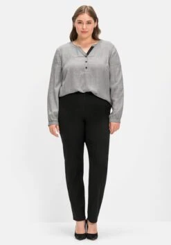 Sheego Karierte Tunika Mit V-Ausschnitt Und Kurzer Knopfleiste 9 Sheego Karierte Tunika Mit V-Ausschnitt Und Kurzer Knopfleiste -Shego Kleidung Geschaft 14559701491 04J4E 04 SH