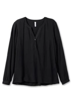 Sheego Tunika Mit V-Ausschnitt Und Kurzer Knopfleiste -Shego Kleidung Geschaft 14561800289 04J86 00 SH