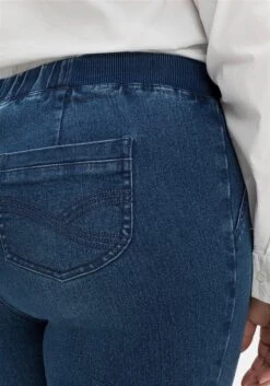 Sheego Schmale Jeans Mit Gummibund Und Teilungsnähten -Shego Kleidung Geschaft 14570500053 04IQN 04 SH