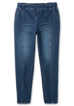 Sheego Schmale Jeans Mit Gummibund Und Teilungsnähten -Shego Kleidung Geschaft 14570500053 04IQU 01 SH