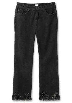 Sheego Bootcut-Jeans Mit Fransensaum In Zickzack-Form 10 Sheego Bootcut-Jeans Mit Fransensaum In Zickzack-Form -Shego Kleidung Geschaft 14570600341 04IR3 00 SH