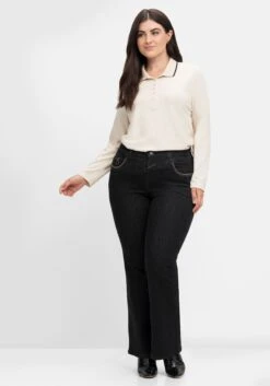 Sheego Bootcut-Jeans Mit Kontrast-Stickerei, Extralang 11 Sheego Bootcut-Jeans Mit Kontrast-Stickerei, Extralang -Shego Kleidung Geschaft 14570800341 04IRH 02 SH