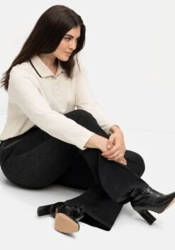 Sheego Bootcut-Jeans Mit Kontrast-Stickerei, Extralang 13 Sheego Bootcut-Jeans Mit Kontrast-Stickerei, Extralang -Shego Kleidung Geschaft 14570800341 04IRO 02 SH