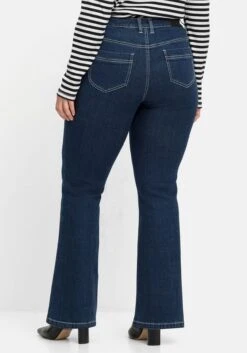 Sheego Bootcut-Jeans In High-Heel-Länge, Mit Kontrastnähten -Shego Kleidung Geschaft 14571800330 04ISO 02 SH
