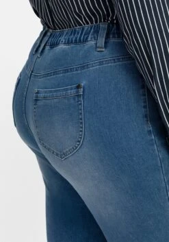 Sheego Bootcut-Jeans Mit Gummibund Und Kontrastnähten -Shego Kleidung Geschaft 14575400053 04NA8 02 SH