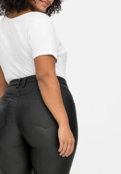 Schmale Stretchhose Mit Leichtem Schimmer 13 Schmale Stretchhose Mit Leichtem Schimmer -Shego Kleidung Geschaft 14575500289 04ITU 02 SH