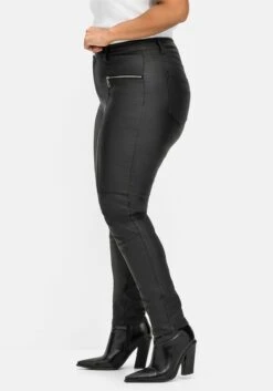 Schmale Stretchhose Mit Leichtem Schimmer 8 Schmale Stretchhose Mit Leichtem Schimmer -Shego Kleidung Geschaft 14575500289 04ITV 04 SH