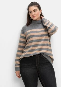 Sheego Bootcut-Jeans Mit 3D-Catfaces 13 Sheego Bootcut-Jeans Mit 3D-Catfaces -Shego Kleidung Geschaft 14583500341 04IP8 02 SH