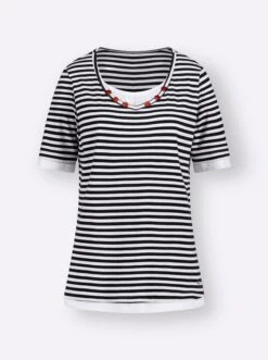 Witt Ringelshirt Im Lagenlook, Mit V-Ausschnitt 5 Witt Ringelshirt Im Lagenlook, Mit V-Ausschnitt -Shego Kleidung Geschaft 14597400504 01 SH