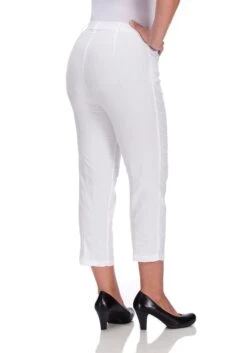 Gerade 7/8-Hose Mit Komfortbund, Bügelfreie Qualität -Shego Kleidung Geschaft 14619100010 00 SH