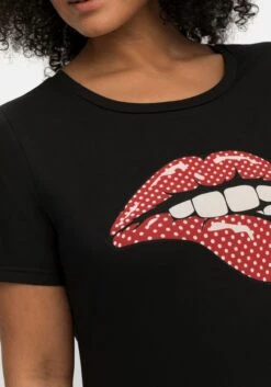 T-Shirt Mit Frontdruck, In Jersey-Qualität -Shego Kleidung Geschaft 14668900377 04LOZ 02 SH