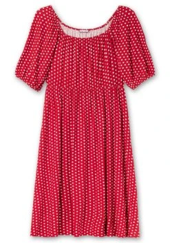 Jerseykleid Mit Punkten Und Karree-Ausschnitt 9 Jerseykleid Mit Punkten Und Karree-Ausschnitt -Shego Kleidung Geschaft 14672700779 04LM1 00 SH