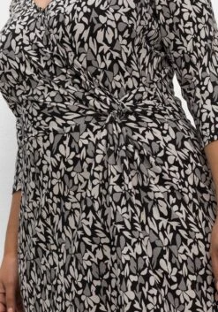 Sheego Jerseykleid In Wickeloptik, Mit Blätterprint -Shego Kleidung Geschaft 14676301491 04LIL 02 SH
