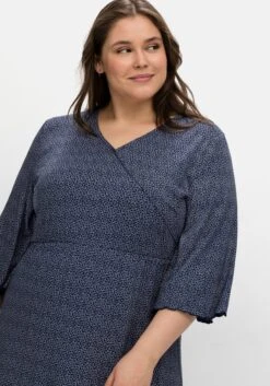 Sheego Jerseykleid In Wickeloptik, Mit Minimalprint 10 Sheego Jerseykleid In Wickeloptik, Mit Minimalprint -Shego Kleidung Geschaft 14676702119 04LFP 02 SH