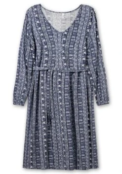 Sheego Jerseykleid Mit Streifendruck, In Midilänge -Shego Kleidung Geschaft 14677301394 04LPL 00 SH