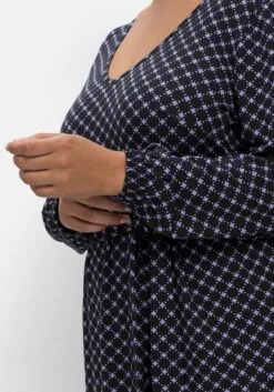 Sheego Jerseykleid In Petite-Passform, Mit Alloverprint 10 Sheego Jerseykleid In Petite-Passform, Mit Alloverprint -Shego Kleidung Geschaft 14677400403 04LTE 02 SH