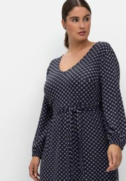 Sheego Jerseykleid In Petite-Passform, Mit Alloverprint 11 Sheego Jerseykleid In Petite-Passform, Mit Alloverprint -Shego Kleidung Geschaft 14677400403 04LTG 02 SH