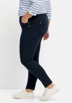 Sheego Extraschmale Twillhose In Curvy-Schnitt SUSANNE -Shego Kleidung Geschaft 14680300035 04LP9 02 SH