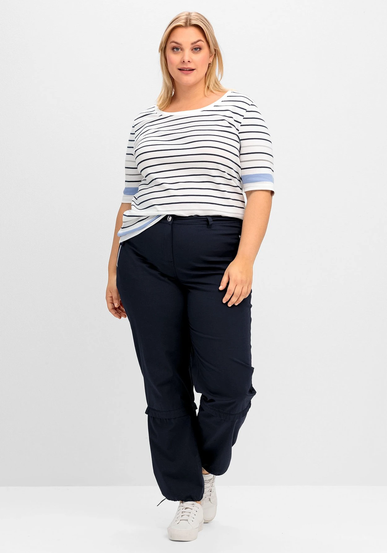 Sheego Cargohose Mit Abzippbaren Hosenbeinen 3 Sheego Cargohose Mit Abzippbaren Hosenbeinen – Bild 3