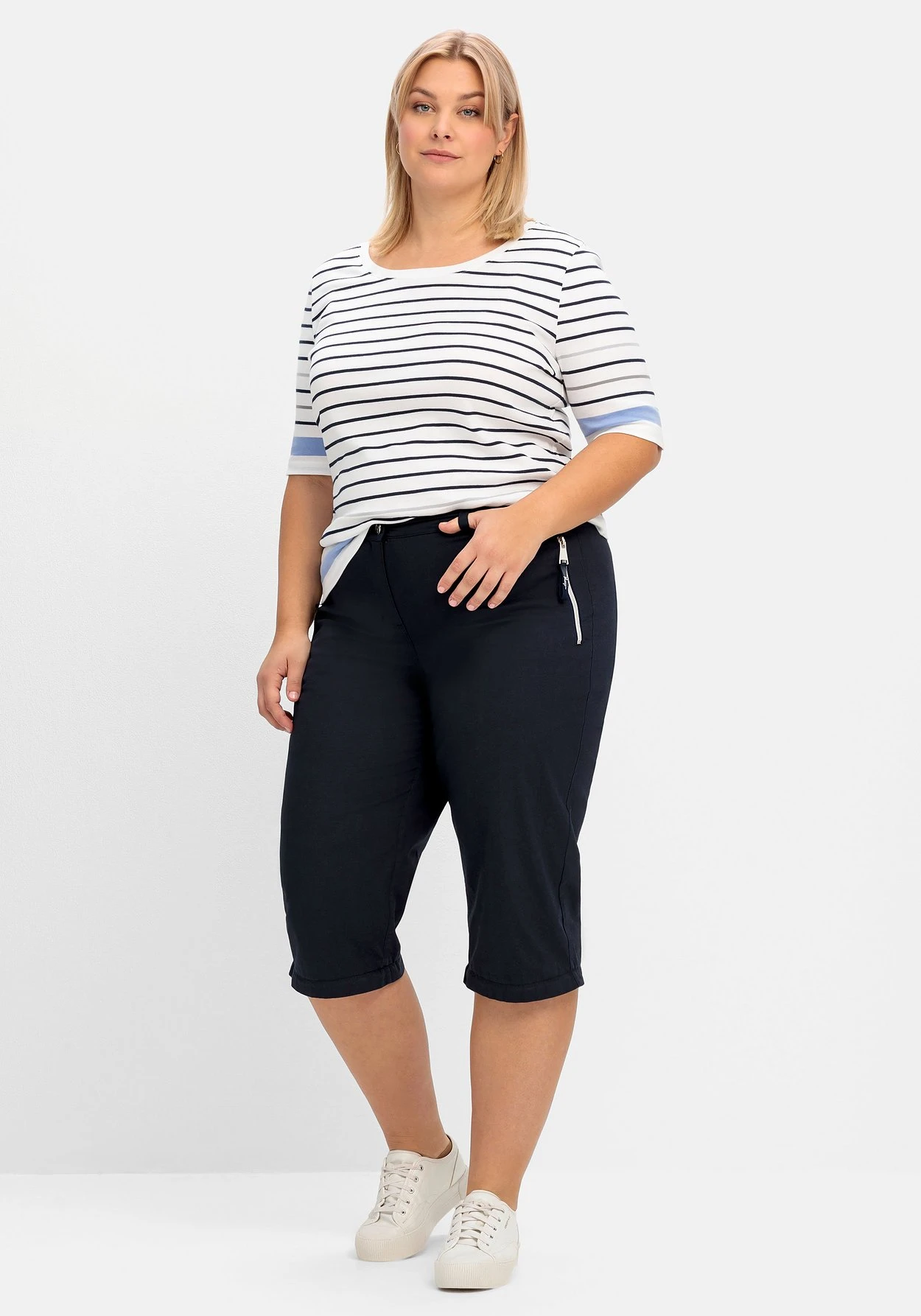 Sheego Cargohose Mit Abzippbaren Hosenbeinen 1 Sheego Cargohose Mit Abzippbaren Hosenbeinen