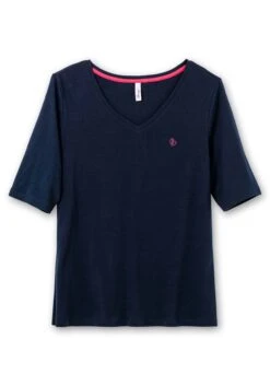 Sheego Shirt Mit V-Ausschnitt, In Rippqualität -Shego Kleidung Geschaft 14685800035 04M4Z 00 SH