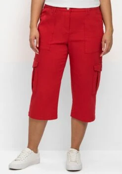 Sheego Cargo-Hose Mit Pattentaschen,in 3/4-Länge -Shego Kleidung Geschaft 14687701758 04LTN 02 SH