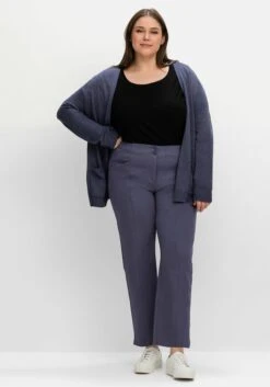 Sheego Gerade Twillhose In Curvy-Schnitt PIA, Mit Biesen Vorn -Shego Kleidung Geschaft 14693100047 04LTW 02 SH