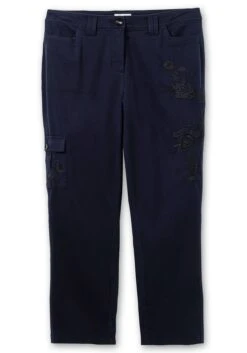 Cargohose Mit Blumenstickerei -Shego Kleidung Geschaft 14696200018 04M2F 00 SH