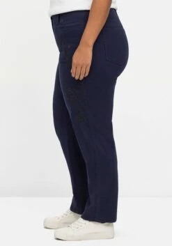 Cargohose Mit Blumenstickerei -Shego Kleidung Geschaft 14696200018 04M2J 02 SH