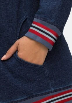 Sheego Sweatshirt In Denim-Optik, Mit Streifenbündchen 10 Sheego Sweatshirt In Denim-Optik, Mit Streifenbündchen -Shego Kleidung Geschaft 14777600330 04OAP 00 SH