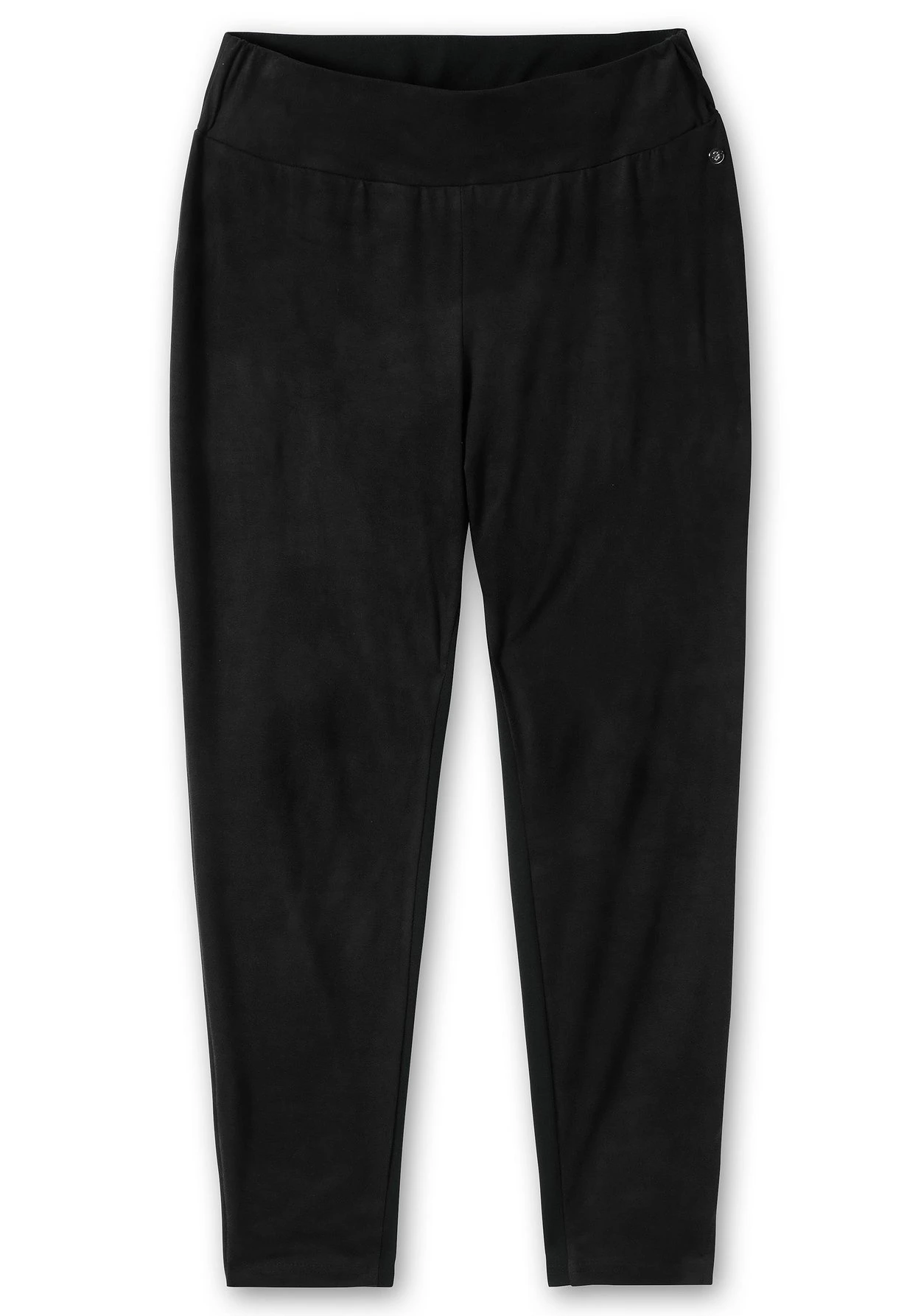 Sheego Leggings In Velourslederoptik Vorn 4 Sheego Leggings In Velourslederoptik Vorn – Bild 4