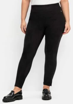 Sheego Leggings In Velourslederoptik Vorn 12 Sheego Leggings In Velourslederoptik Vorn -Shego Kleidung Geschaft 14784100289 04N8U 02 SH