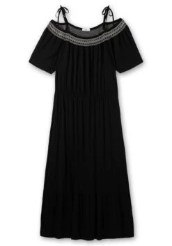 Sheego Strandkleid Mit Carmenausschnitt Und Volants -Shego Kleidung Geschaft 14788500289 04N7F 00 SH
