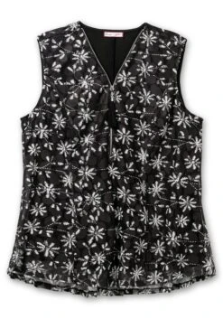 Mesh-Top Mit Alloverprint Und Reißverschluss -Shego Kleidung Geschaft 14791801491 04N7A 00 SH