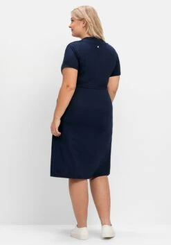 Sheego Stillkleid Aus Jersey, Mit Unterbrust-Tunnelzug -Shego Kleidung Geschaft 14794500035 04O8B 02 SH