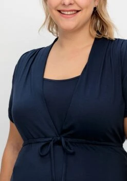 Sheego Stillkleid Aus Jersey, Mit Unterbrust-Tunnelzug -Shego Kleidung Geschaft 14794500035 04O8D 02 SH