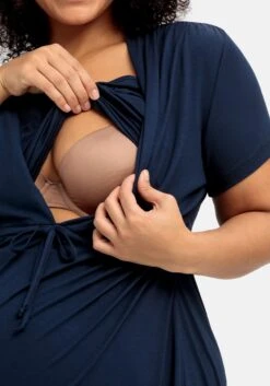 Sheego Stillkleid Aus Jersey, Mit Unterbrust-Tunnelzug -Shego Kleidung Geschaft 14794500035 04RNV 02 SH