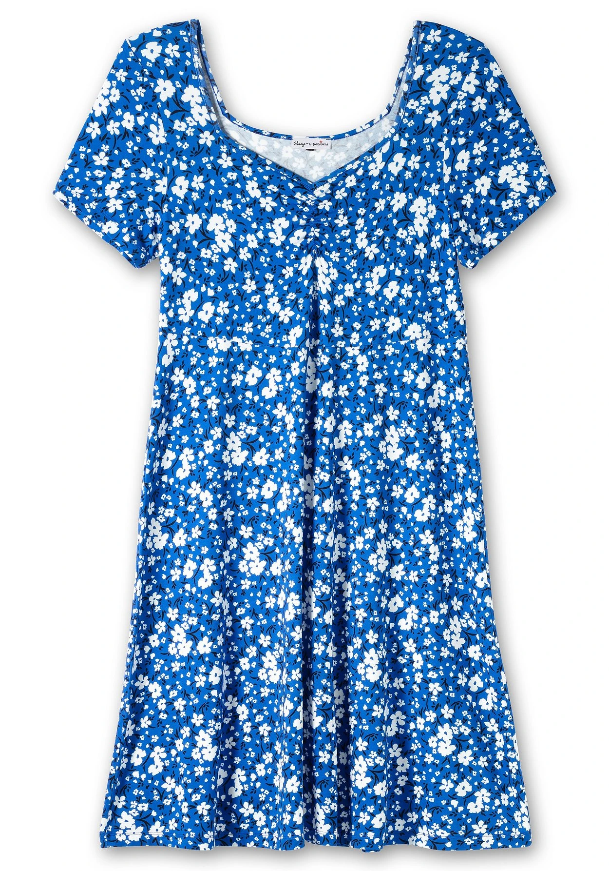 Jerseykleid Mit Blumendruck Und Herzausschnitt 4 Jerseykleid Mit Blumendruck Und Herzausschnitt – Bild 4