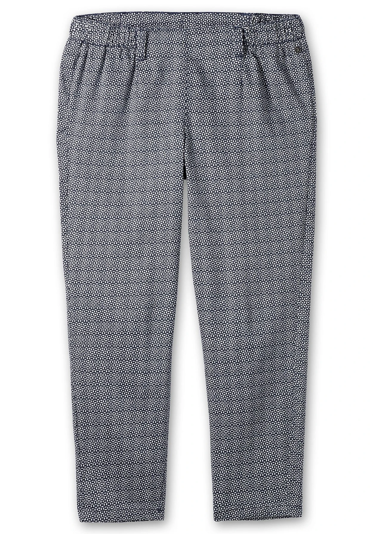 Sheego Schmale Hose Mit Minimalprint Und Gummibund 4 Sheego Schmale Hose Mit Minimalprint Und Gummibund – Bild 4