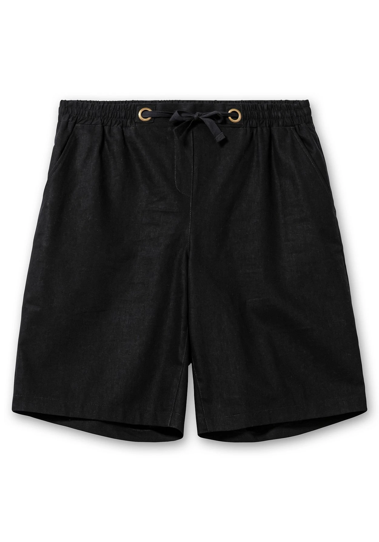 Sheego Bermudas Im Leinen-Mix, Mit Gummibund 4 Sheego Bermudas Im Leinen-Mix, Mit Gummibund – Bild 4